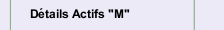 D&eacute;tails Actifs "M"